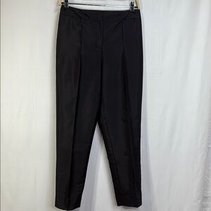 🍩 Ann Taylor silk Tailored cigarette Trousers: